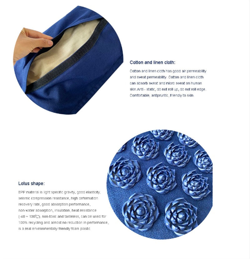 Deluxe Acupuncture Yoga Mat